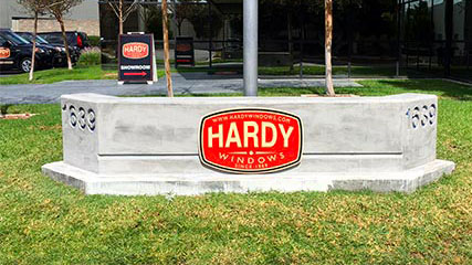 Aluminum Monument Sign Design Fabrication and Installation