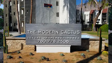 Aluminum and steel custom monument signs