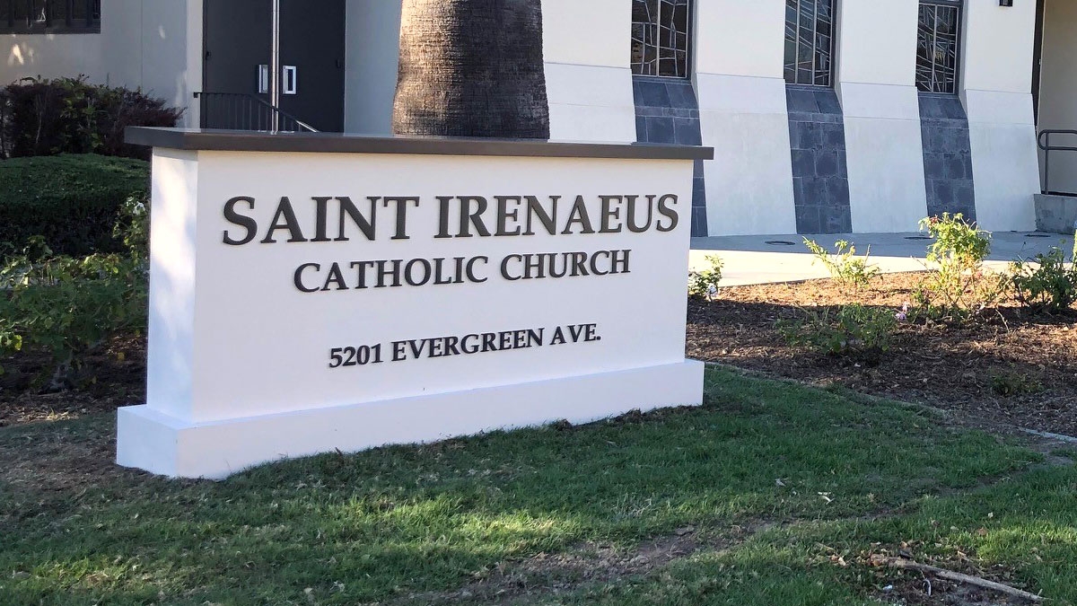 Church Monument Sign Design Build Installation