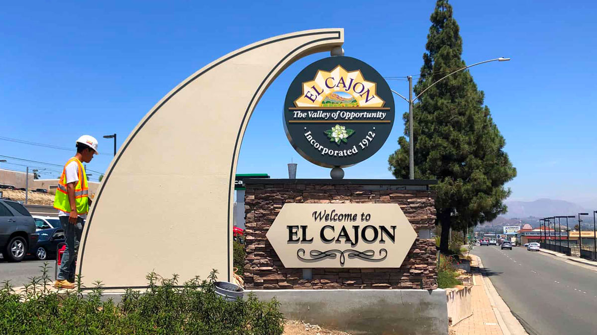 Custom City Entrance Monument Sign Designers Builders and Installers Near You
