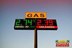 Gas Station Signage • Electronic Signs for Service Stations