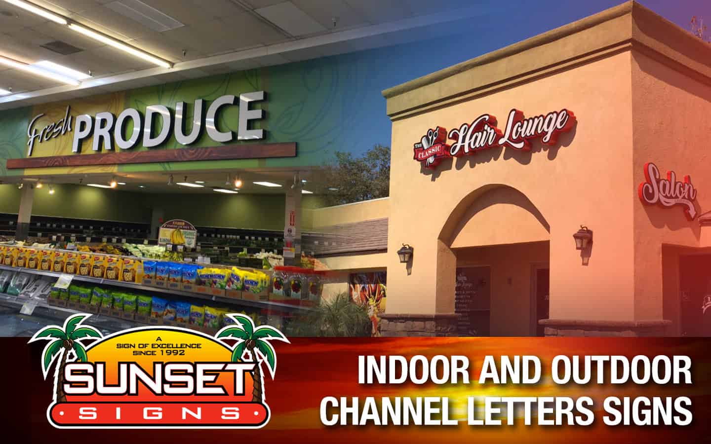 Indoor and Outdoor Channel Letters Signs