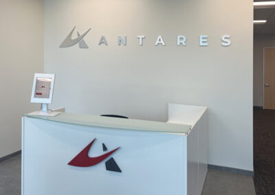 Interior Custom Reverse Halo Channel Letters Business Signage
