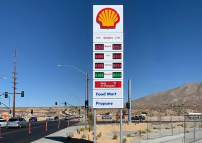 sunset signs maida holdings fuel station sign